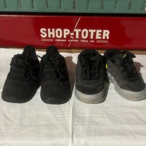 Kids Black Sneakers